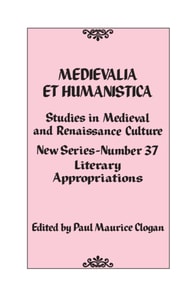 Medievalia et Humanistica, No. 37