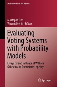 Evaluating Voting Systems with Probability Models