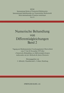 Numerische Behandlung von Differentialgleichungen Band 2
