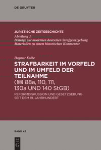 Strafbarkeit im Vorfeld und im Umfeld der Teilnahme (§§ 88a, 110, 111, 130a und 140 StGB)