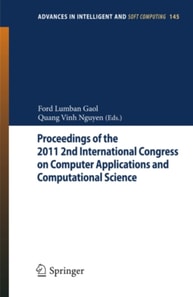 Proceedings of the 2011 2nd International Congress on Computer Applications and Computational Science