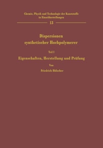 Dispersionen synthetischer Hochpolymerer