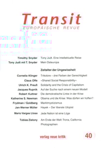 Transit 40. Europäische Revue