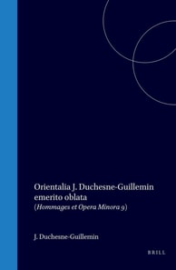 Orientalia J. Duchesne-Guillemin emerito oblata
