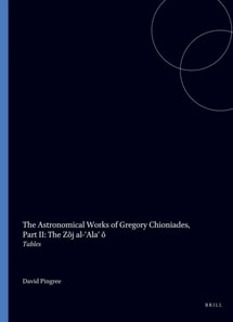 Astronomical Works of Gregory Chioniades