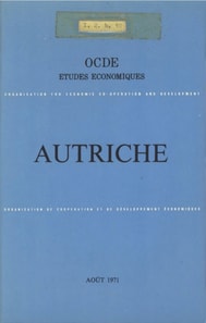 Etudes economiques de l'OCDE : Autriche 1971