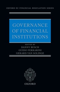 Governance of Financial Institutions