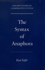 Syntax of Anaphora