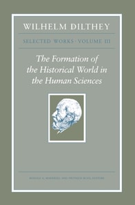 Wilhelm Dilthey: Selected Works, Volume III