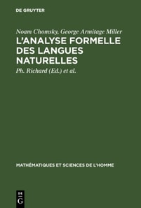 L'analyse formelle des langues naturelles