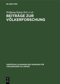 Beitrage zur Volkerforschung