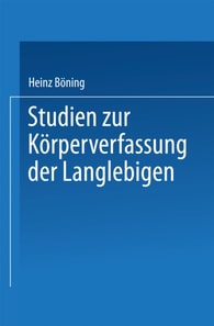 Studien zur Körperverfassung der Langlebigen