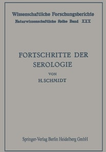 Fortschritte der Serologie