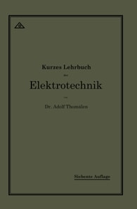 Kurzes Lehrbuch der Elektrotechnik