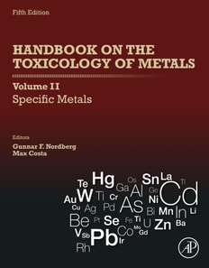 Handbook on the Toxicology of Metals: Volume II: Specific Metals