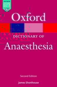 Dictionary of Anaesthesia