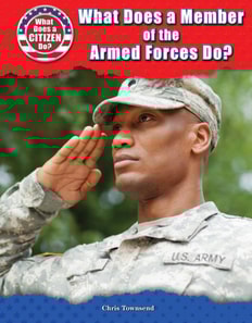 What Does a Member of the Armed Forces Do?