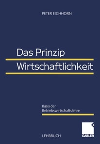 Das Prinzip Wirtschaftlichkeit