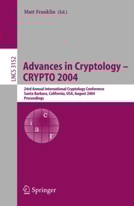 Advances in Cryptology - CRYPTO 2004