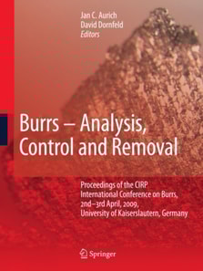 Burrs - Analysis, Control and Removal