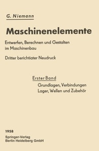 Grundlagen, Verbindungen, Lager Wellen und Zubehör