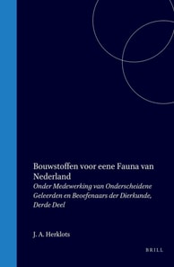 Bouwstoffen voor eene Fauna van Nederland