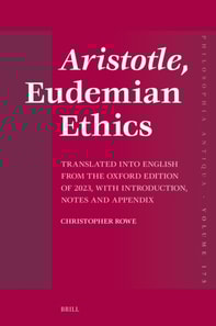 Aristotle, Eudemian Ethics