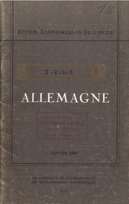 Etudes economiques de l'OCDE : Allemagne 1964