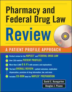 Pharmacy & Federal Drug Law Review: A Patient Profile Approach
