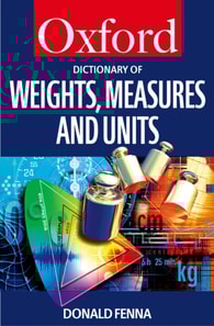 Dictionary of Weights, Measures, and Units