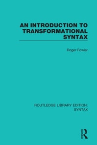 Introduction to Transformational Syntax