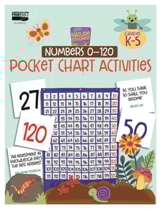 Nature Explorers Numbers 0-120 Pocket Chart Activities