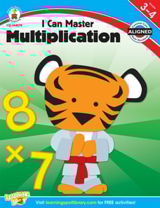 I Can Master Multiplication, Grades 3 - 4