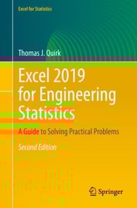 Excel 2019 for Engineering Statistics