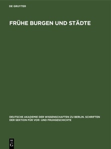 Fruhe Burgen und Stadte