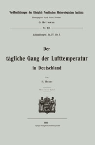 Der tägliche Gang der Lufttemperatur in Deutschland
