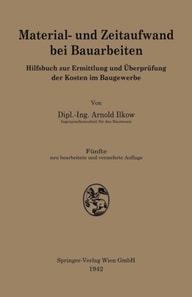 Material- und Zeitaufwand bei Bauarbeiten