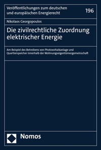 Die zivilrechtliche Zuordnung elektrischer Energie