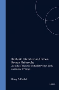 Rabbinic Literature and Greco-Roman Philosophy