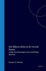 Het Billiton-debat in de Tweede Kamer