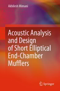 Acoustic Analysis and Design of Short Elliptical End-Chamber Mufflers
