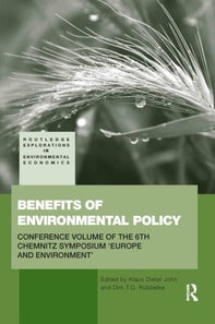 Benefits of Environmental Policy