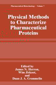 Physical Methods to Characterize Pharmaceutical Proteins