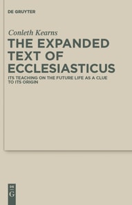 Expanded Text of Ecclesiasticus