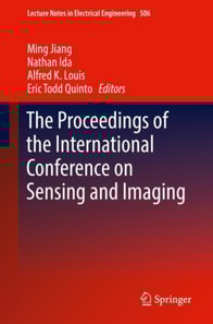 Proceedings of the International Conference on Sensing and Imaging