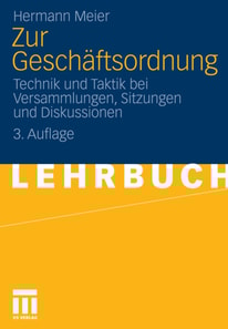 Zur Geschäftsordnung