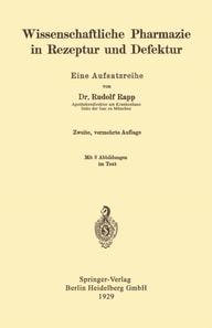 Wissenschaftliche Pharmazie in Rezeptur und Defektur