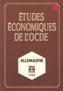 Etudes economiques de l'OCDE : Allemagne 1993