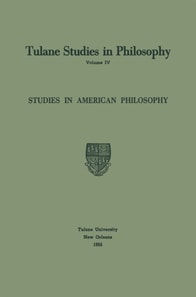 Studies in American Philosophy