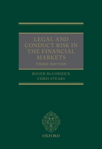 Legal and Conduct Risk in the Financial Markets